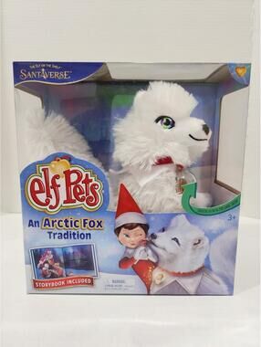 Elf Pets: an Artic Fox Tradition - Plush and Storybook - NEW